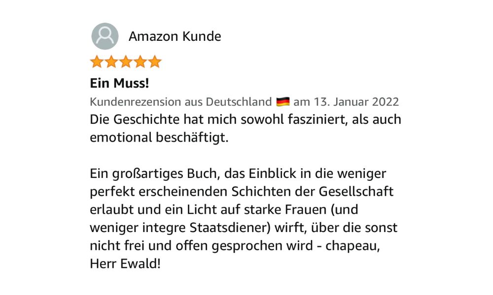 Amazon Rezension Berlin Rosalie_Amazon Kunde